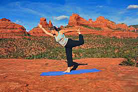 Yoga Session with Sedona Vortex Adventures to Balance the Chakras