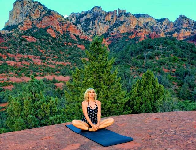 Yoga on Red Rocks of Sedona
