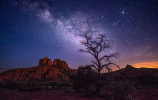 Photo of Sedona, Arizona's dark skies